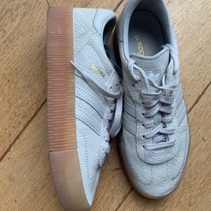 Adidas SAMBA Croc snakeskin grey sneakers size 7